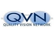 The logo for Quality Vision Network insurance, which All About Eyes accepts in Iowa & Illinois