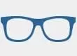 Small purple glasses icon, which represents that All About Eyes has sold 1,236,143 frames in Iowa & Illinois