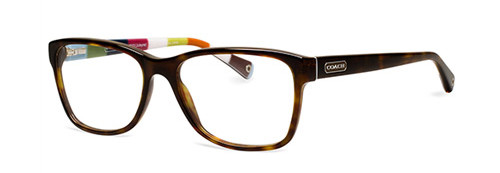 Image of a pair of Coach eyeglass frames, which All About Eyes stocks in Iowa & Illinois
