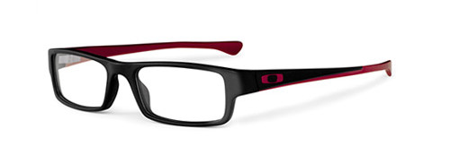 Image of a pair of Oakley glasses frames, which All About Eyes sells in Iowa & Illinois