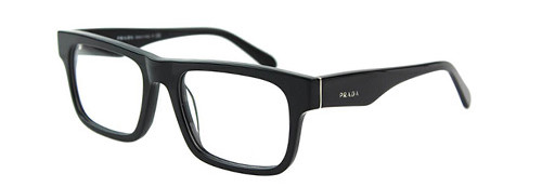 Image of a pair of Prada eyeglass frames, which All About Eyes sells in Iowa & Illinois